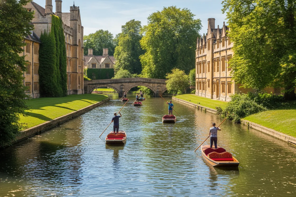 Punting on the River Cherwell